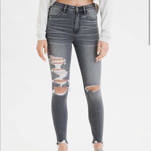 AE Ne(x)t Level Ripped Super High-Waisted Jegging